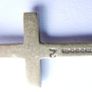 Vintage Solid 9ct Yellow Gold 375 Crucifix Cross Pendant 1,3g Image 6