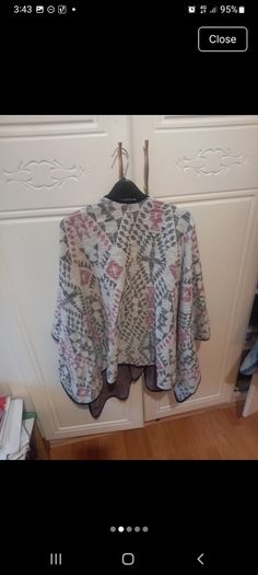 ladies boho open cardigan