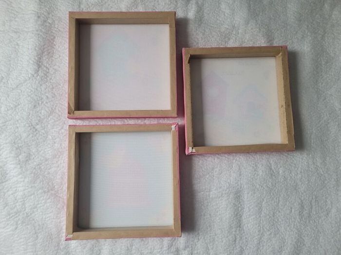 Wall Decoration - 3 Nursery Canvas Pictures
