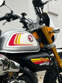 Honda Monkey Z125 Retro Airbox and Tank Decals / Sticker Kit for Both Sides