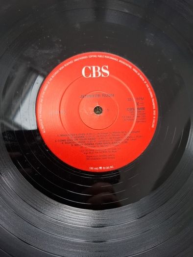 Jennifer Rush LP Vinyl features The Power of Love from 1985