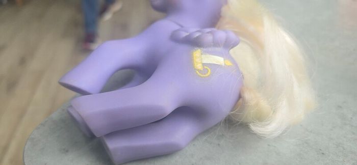 Twilight HTF Deflocked So Soft Ponies SS MLP G1 My Little Pony