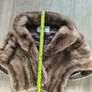 Vintage Real Fur Stole Canada Mink Short Cape Image 2