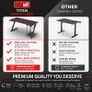 Gaming Desk with LED Lighting, PC Holder & Accessories 140 cm Image 4