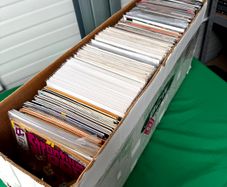 Indie Long Comic Box w 325 Comics for Sale