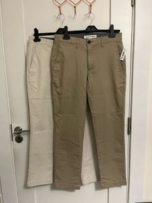 NEW Men Trouser chino comfy skinny 29W/ 28 L