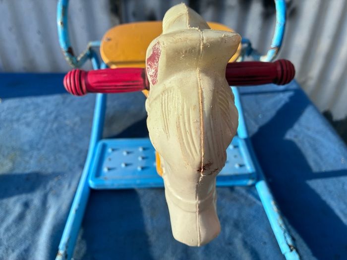 Vintage Leeway's child's rocking horse