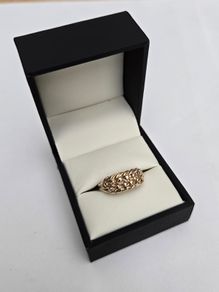 Vintage 9ct Yellow Gold Keeper Ring