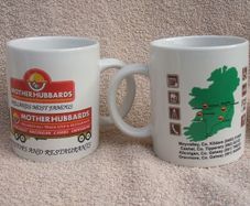 MOTHER HUBBARDS (truck stop & restaurants) - a pair of merchandise/souvenir mugs (c.1990s)