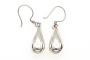 925 Vintage Sterling Silver Teardrop Earrings