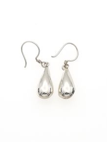 925 Vintage Sterling Silver Teardrop Earrings