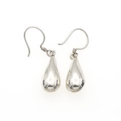 925 Vintage Sterling Silver Teardrop Earrings