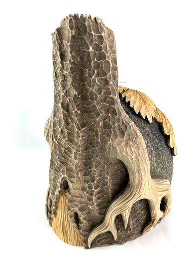 Wooden carving Hedgehog