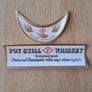 Vintage neck and footer John Power & Son whiskey bottle vintage labels No2 Image 2