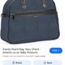 icandy peach navy check changing diaper bag and footmuff Image 5