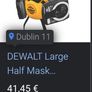 Respirator. DEWALT Large Half Mask Image 8