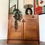 Vintage Retro Mid Century Teak Danish Sideboard/Cabinet by Domino Mobler Image 2