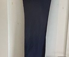 Brand New ASOS design Navy Satin Cowl Neck Maxi Dress UK 16