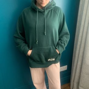 Dark green Old Navy hoodie. Size M
