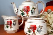 Sadler Teapot, Creamer &amp; Sugar Bowl