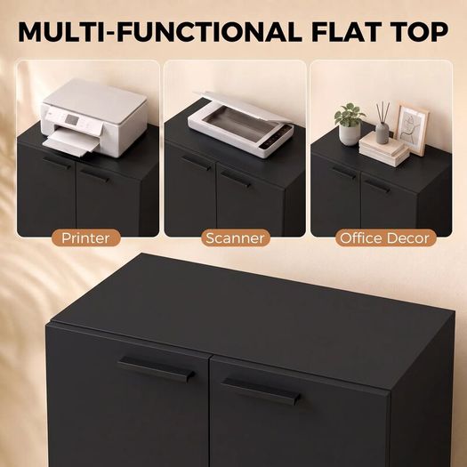 Wooden Filing Cabinet 3Tier