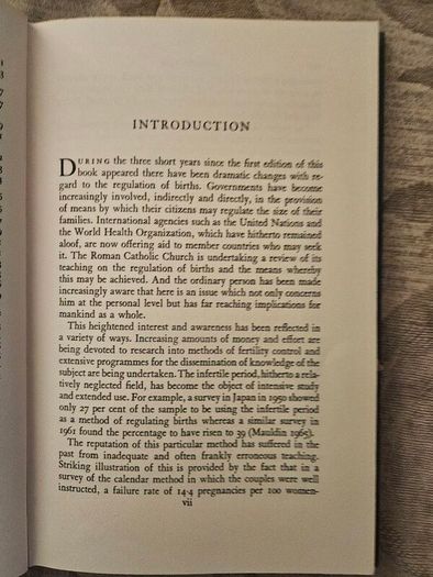 The Infertile Period. Principles And Pra Tice By John Marshall. 1964 Hardback In Good Condition.  See Photos For Same.