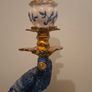 Blue Parrot Candlestick Image 2