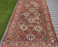 Vintage Persian Bakhtiari Tribal Rug (305 x 165 cm)
