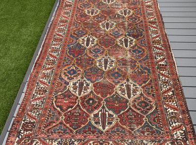 Vintage Persian Bakhtiari Tribal Rug (305 x 165 cm)