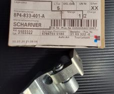 Genuine Audi LHR Door Upper Hinge 8P4833401A