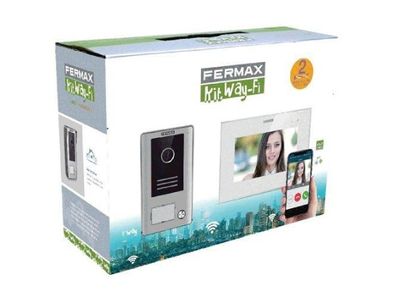 Fermax 1431 Way Fi Kit 1 Way, 7 inch Monitor, Surface Mount