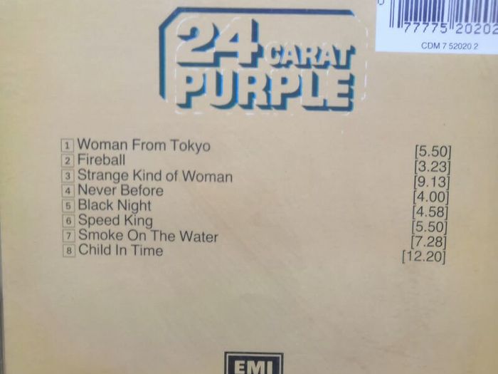 Deep Purple - 24 Carat Purple CD