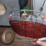 Handcrafted African Beaded Wire Fruit Bowl Basket,Boho decor Image 4