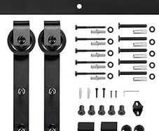 4 ft / 122 cm Sliding Barn Door Kit Set