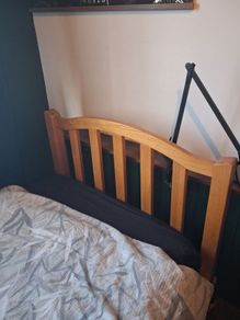 solid Oak Single Bed