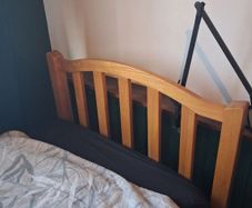 solid Oak Single Bed