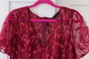 red formal dress