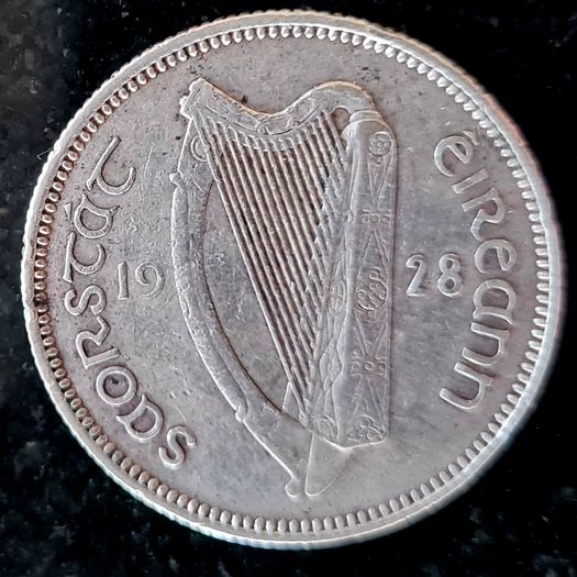 Ireland 1928 Silver Shilling Coin
