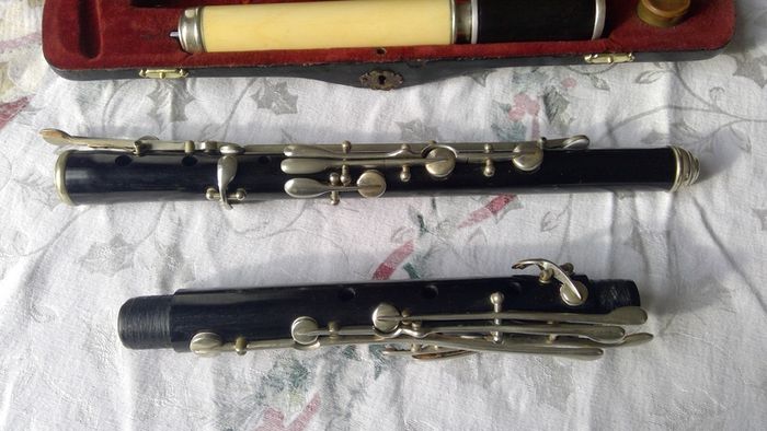 Antique Flute ,  Ivory head