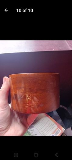 Mid century natural agate coaster set hardwood