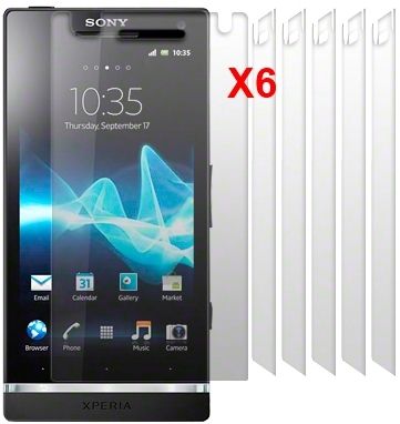 6x1 Pack Screen Protector For Blackberry, Htc, Iphone, Ipod, Nokia, Samsung & Sony Ericsson