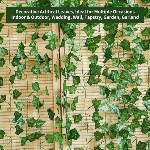 NEW SALE | Artificial Ivy, Vines, Ivy Garlands Artificial (42ft - Pack of 6)