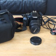 Canon 450D with 18-55 IS lens + extras