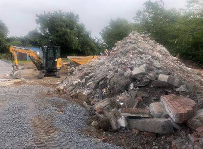 backfill rubble