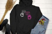 Among Us Sweatshirt, Too cute to be sus Sweatshirt, Among us Hoodie, Youth hoodies,Gamer Shirt,Gaming Shirt,Among Us Tee, Video Game Shirt