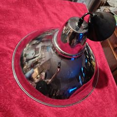 Unused metal pendant light