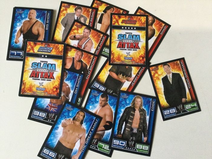 WWE wrestling cards