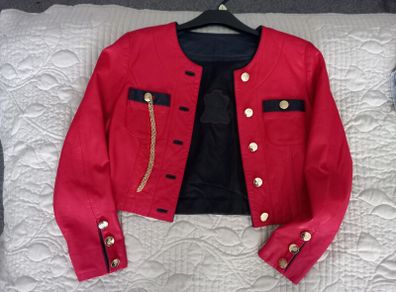 Womens Vintage Genuine Leather Jacket