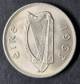 Ireland 1963 Florin Unc coin