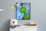 Original hand paint picture, acrylic painting by Strzala